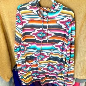 Heimish USA. Multi color hoodie 2X